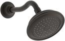 KOHLER Oil Rubbed Bronze Single Function Rain Showerhead 