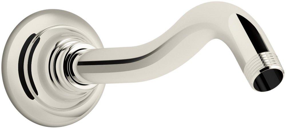 KOHLER Vibrant Polished Nickel Shower Arm and Flange 