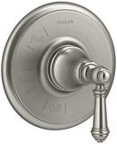 Pressure Balancing Valve Trim with Lever Handle in Vibrant Brushed Nickel