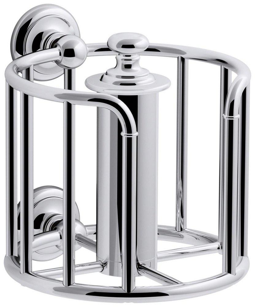 KOHLER Polished Chrome Wall Mount Toilet Tissue Holder 