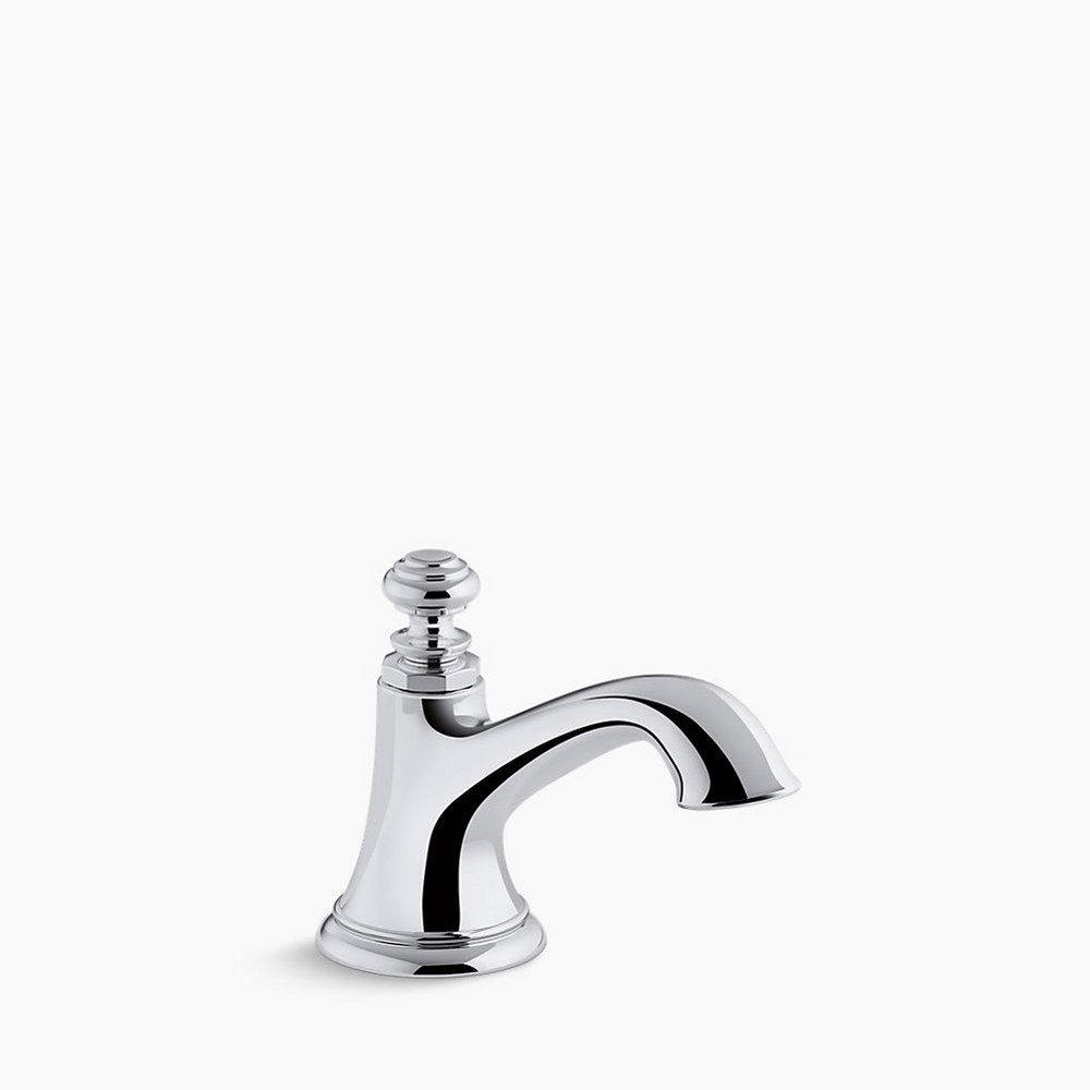 KOHLER Polished Chrome Two Handle Widespread Bathroom Sink Faucet 