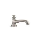 KOHLER Vibrant&reg; Brushed Nickel 15 gpm Deckmount Bath Spout with Flare Design (Less Handle) 