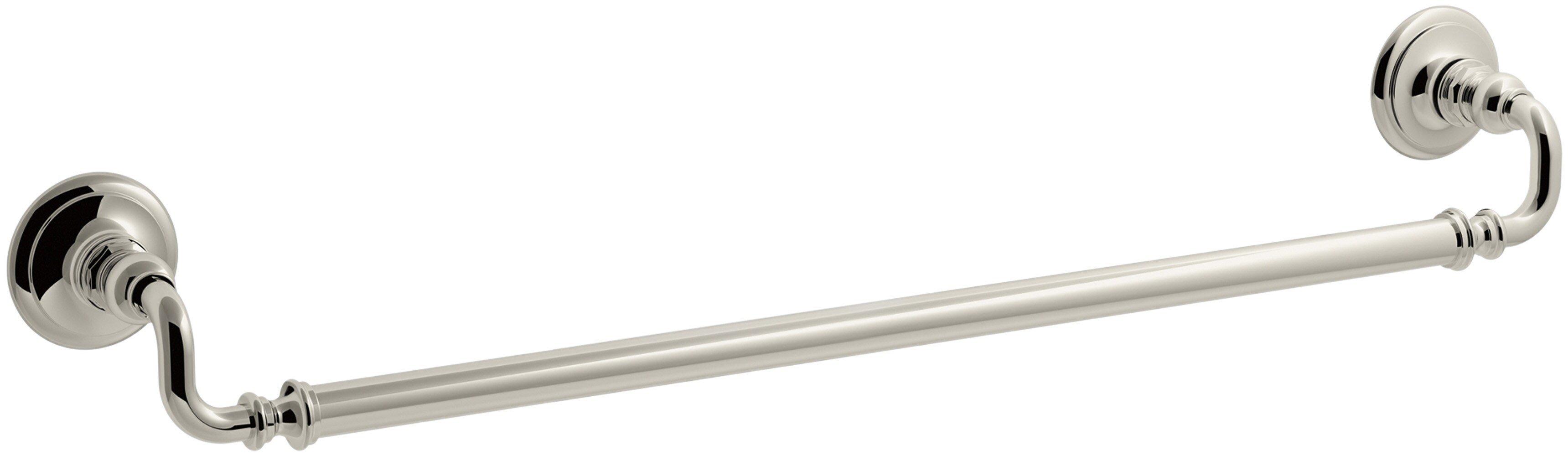 KOHLER Vibrant Polished Nickel 24 in. Towel Bar 