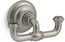 KOHLER Vibrant&reg; Brushed Nickel 2 Robe Hook 