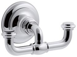 2 Robe Hook in Polished Chrome