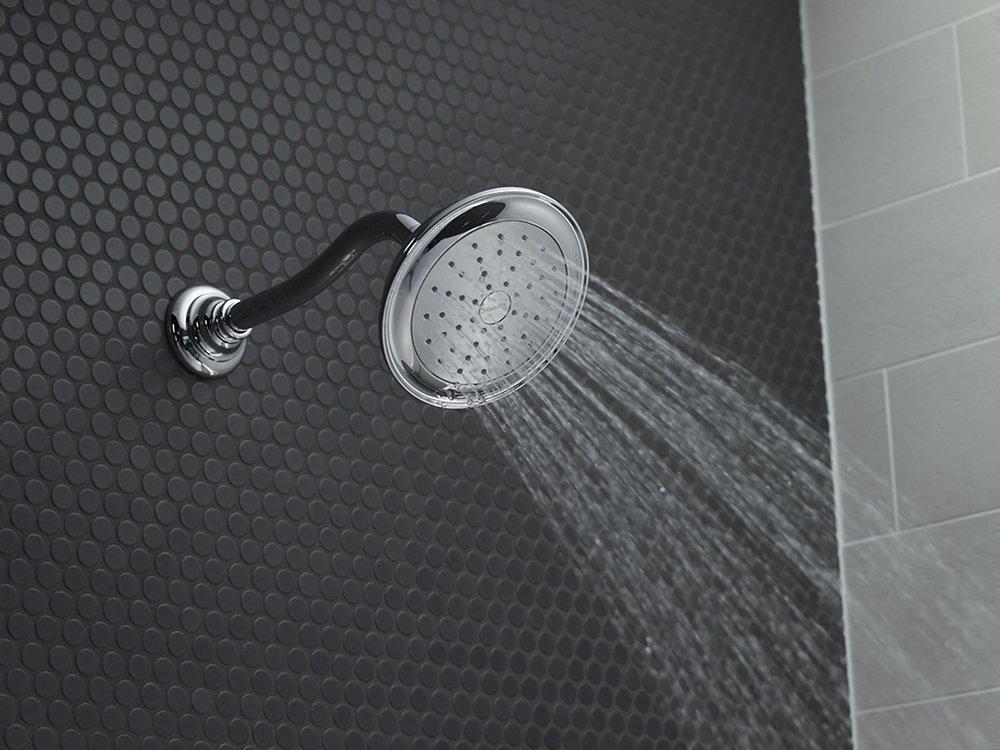 KOHLER Polished Chrome Shower Arm and Flange 