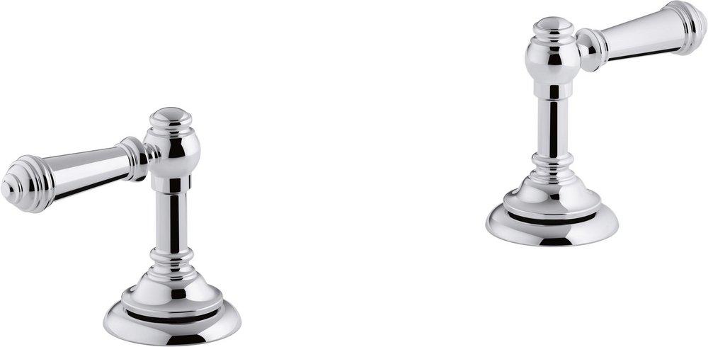 KOHLER Polished Chrome Bathroom Sink Double Lever Handle 