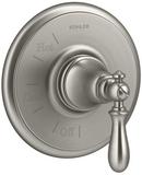 Pressure Balancing Valve Trim with Swing Lever Handle in Vibrant Brushed Nickel