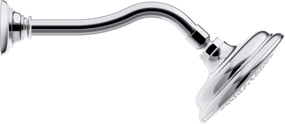 KOHLER Polished Chrome Single Function Rain Showerhead 