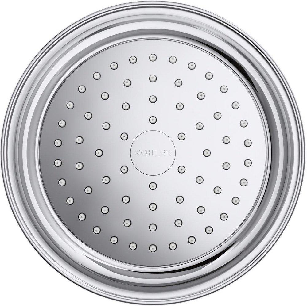 KOHLER Polished Chrome Single Function Rain Showerhead 