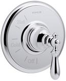 Pressure Balancing Valve Trim with Swing Lever Handle in Polished Chrome