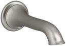 KOHLER Vibrant&reg; Brushed Nickel Metal Wall Mount Non-Diverter Bath Spout 