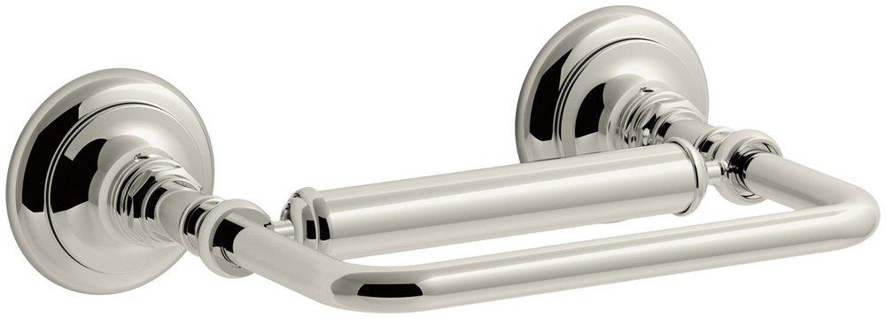 KOHLER Vibrant Polished Nickel Wall Mount Toilet Tissue Holder 