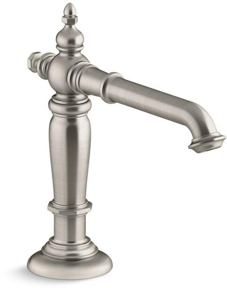 KOHLER Vibrant&reg; Brushed Nickel Two Handle Widespread Bathroom Sink Faucet 