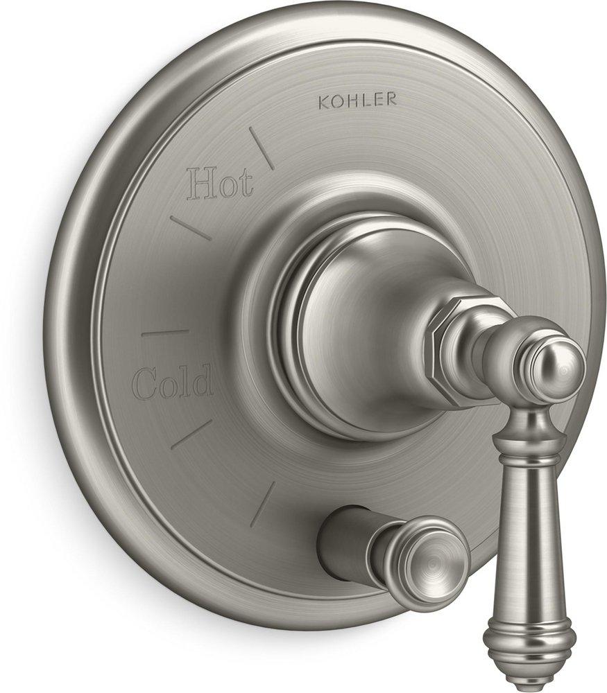 KOHLER Vibrant&reg; Brushed Nickel Single Handle Bathtub & Shower Faucet Trim Only 