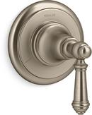 KOHLER Vibrant&reg; Brushed Bronze Transfer Valve Trim with Single Lever Handle 