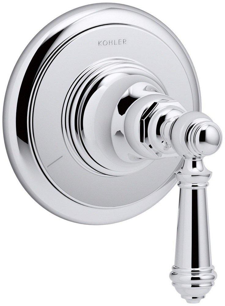 KOHLER Polished Chrome Transfer Valve Trim with Single Lever Handle 