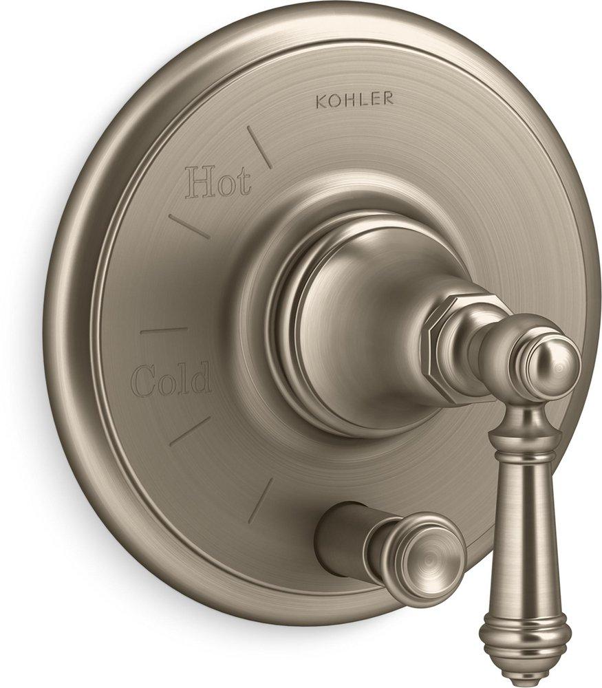 KOHLER Vibrant&reg; Brushed Bronze Single Handle Bathtub & Shower Faucet Trim Only 