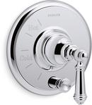 KOHLER Polished Chrome Single Handle Bathtub & Shower Faucet Trim Only 