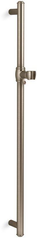 KOHLER Vibrant&reg; Brushed Bronze Shower Slide Bar 