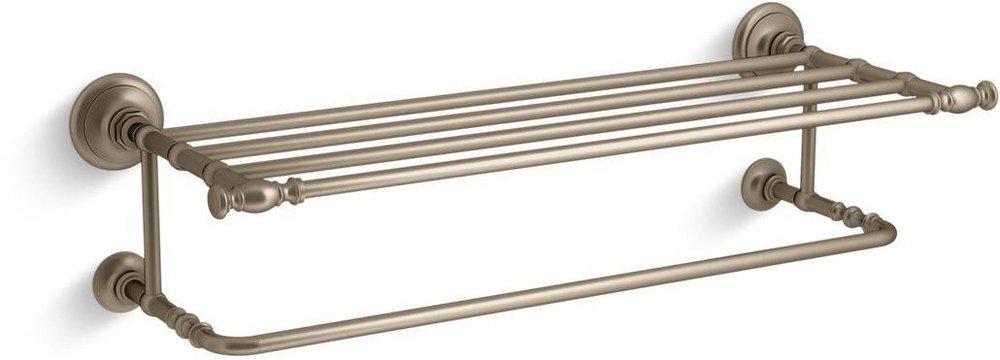 KOHLER Vibrant&reg; Brushed Bronze 24 in. Towel Bar 