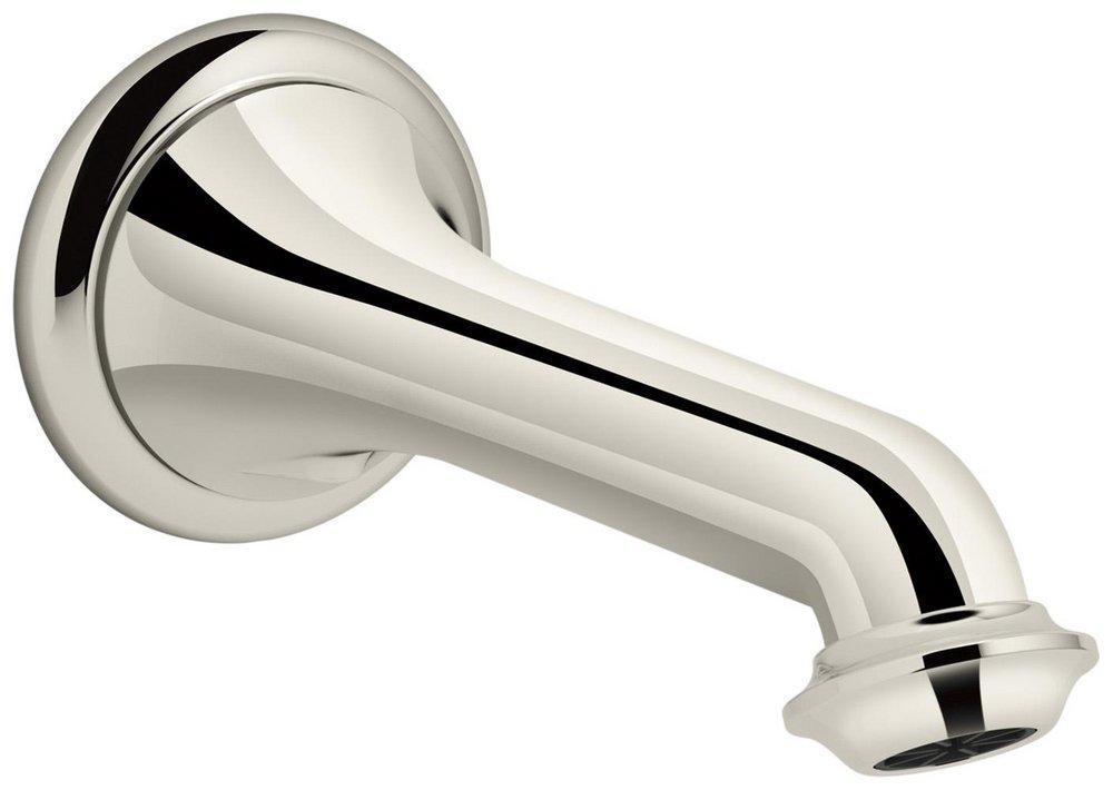 KOHLER Vibrant&reg; Polished Nickel Wall Mount Bath Spout 