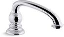 KOHLER Polished Chrome 15 gpm Deckmount Bath Spout with Arc Design (Less Handle) 