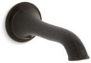 KOHLER Oil Rubbed Bronze Metal Wall Mount Non-Diverter Bath Spout 