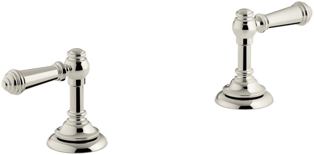 KOHLER Vibrant&reg; Polished Nickel Deckmount Bath Trim Lever Handle 