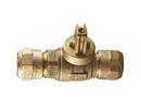 Cambridge Brass Compression x Compression Curb Stop Ball Valve with Drain 