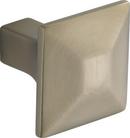 Square Cabinet Knob in Brilliance Brushed Nickel