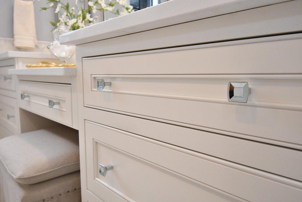 Chrome Square Cabinet Knob 