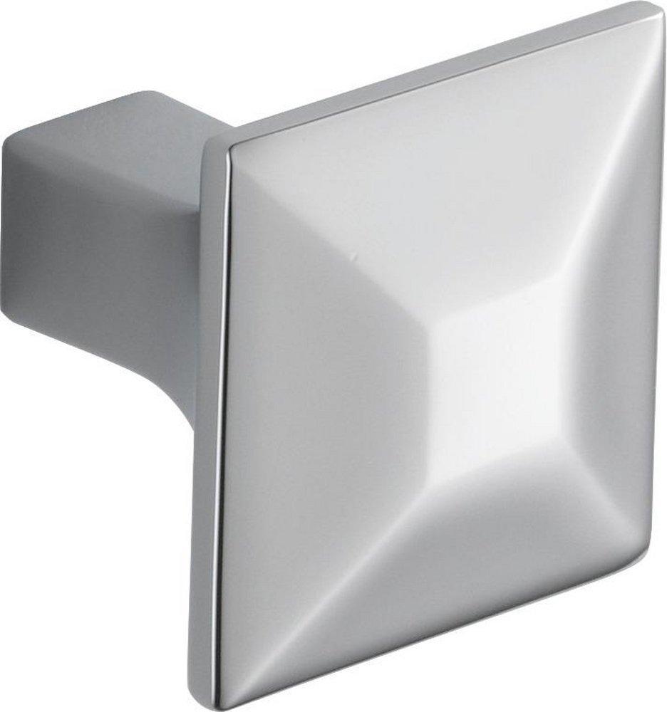 Chrome Square Cabinet Knob 