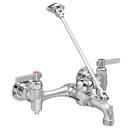 American Standard Rough Chrome Two Lever Handle Wall Mount Service Faucet 