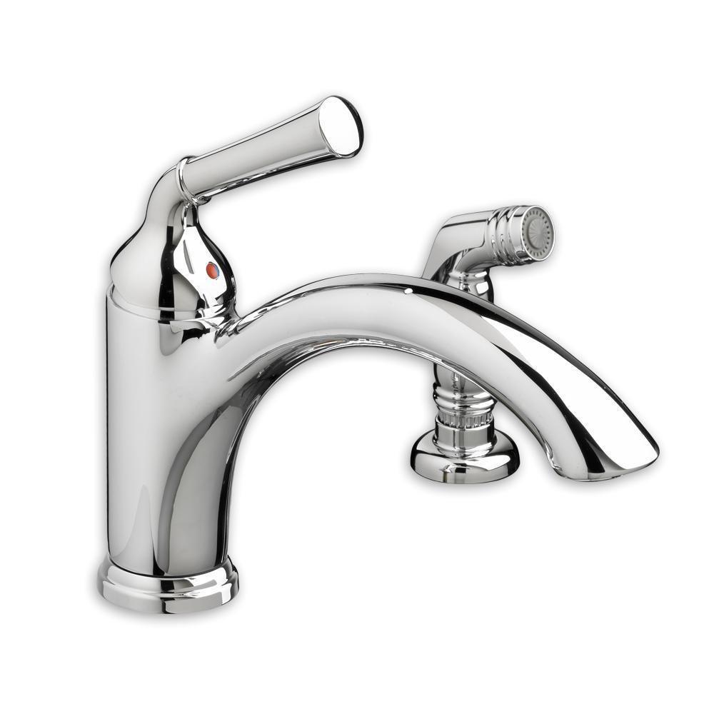 American Standard Polished Chrome 2.2 gpm 2 or 4-Hole Spout Kitchen Faucet with Single Lever Handle 