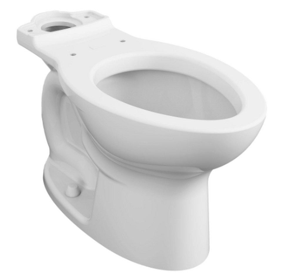 American Standard White Elongated Toilet Bowl with EverClean Surface 