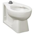 1.6 gpf Elongated Floor Mount Toilet Bowl in White