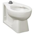 Elongated Floor Mount Toilet Bowl in White