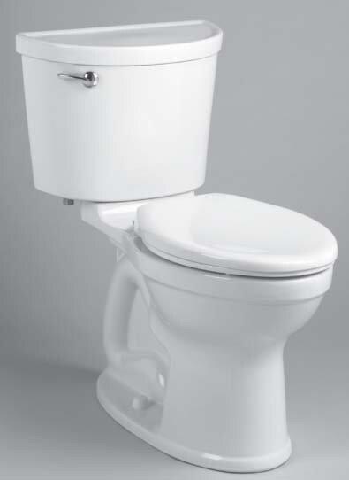 American Standard White 1.28 gpf Elongated Floor Mount Toilet Bowl 