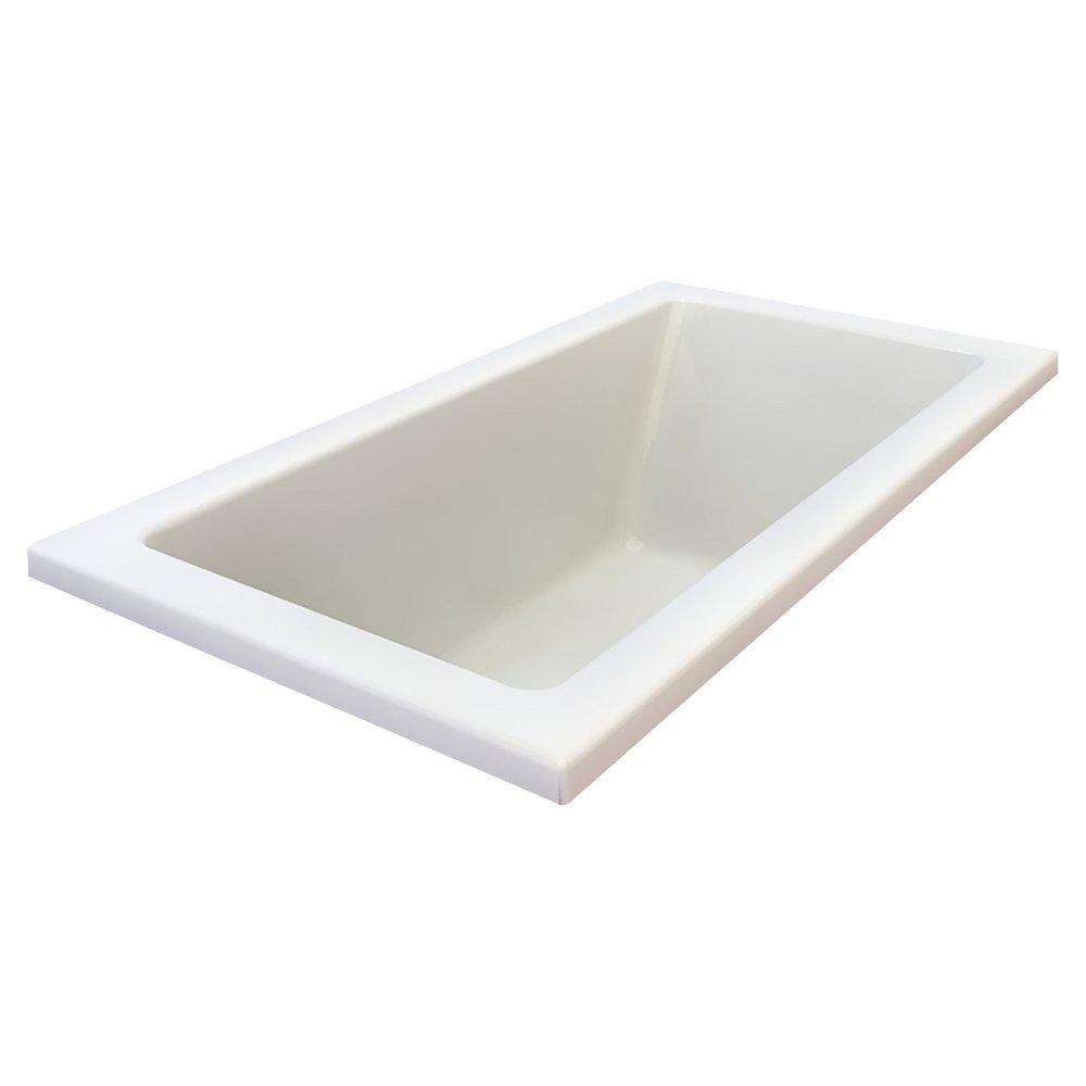American Standard White 66 x 36 in. Drop-In Bathtub with Reversible Drain 