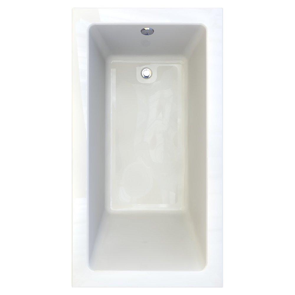 American Standard White 66 x 36 in. Drop-In Bathtub with Reversible Drain 