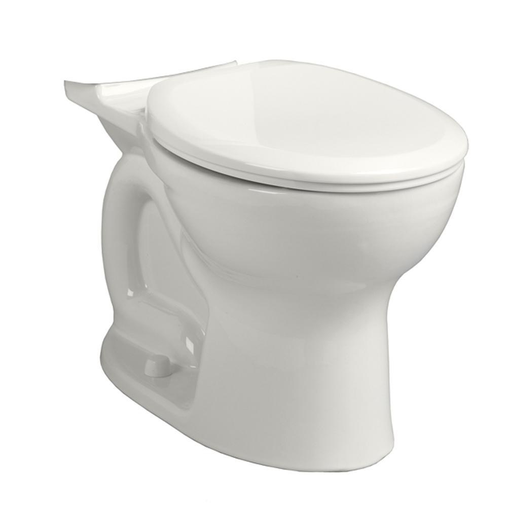 American Standard White 1.28 gpf Round Toilet Bowl 