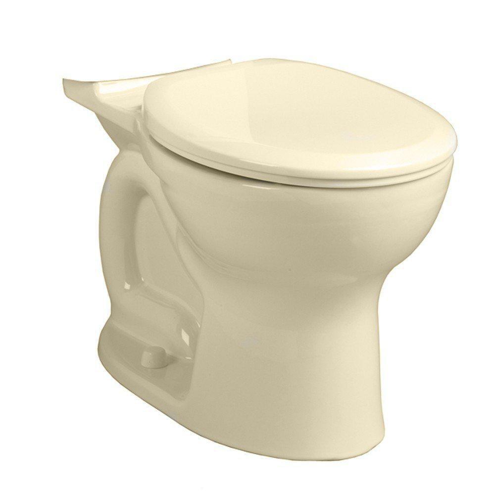 American Standard Bone 1.28 gpf Round Toilet Bowl 