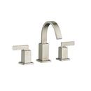 Two Handle Widespread Bathroom Sink Faucet with Pop-Up Drain in Brushed Nickel