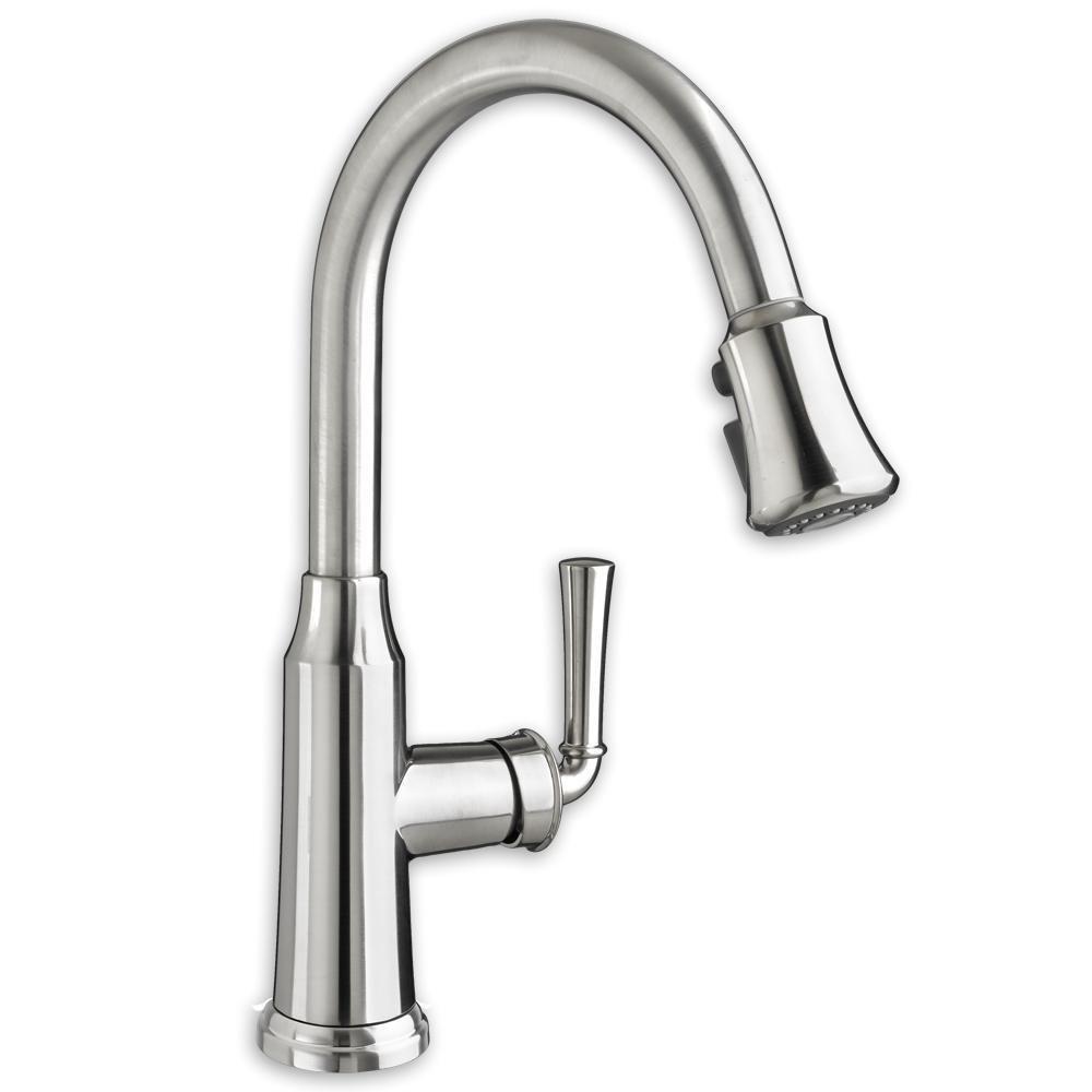 American Standard Polished Chrome Single Handle Pull Down Kitchen Faucet 