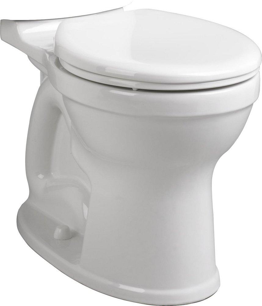 American Standard White 1.28 gpf Round Toilet Bowl 