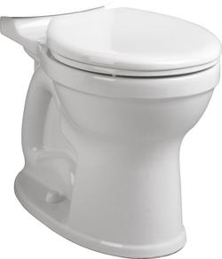 Round Toilet Bowl in White