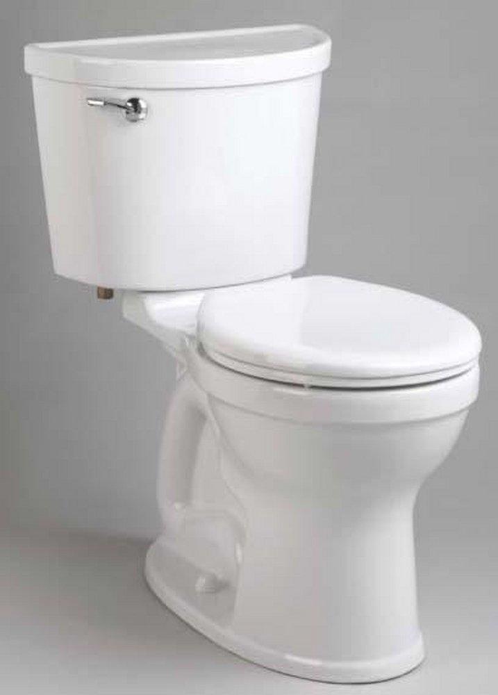 American Standard White 1.28 gpf Round Floor Mount Toilet Bowl 