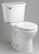 American Standard White 1.28 gpf Round Floor Mount Toilet Bowl 
