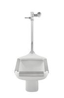 American Standard White 20 x 14 in. 1-Hole Porcelain Floor Mount Service Sink White 